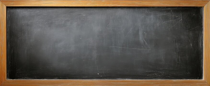 The classic blackboard ready for creative teaching and inspiring lessons.