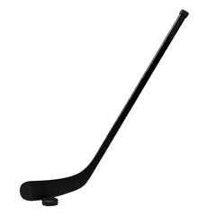 hockey stick isolated on transparent or white background, png