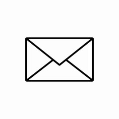 email message envelope icon vector sign