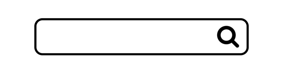 Obraz premium シンプルな検索窓 search