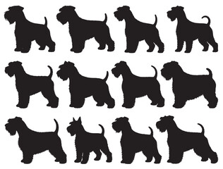 SOFT COATED WHEATEN TERRIER SILHOUETTE