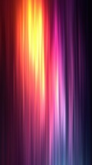 Blurred gradient background with colorful stripes in pink, purple and yellow tones, soft lighting, minimalistic design, blurred lines, grainy texture, digital art style, high resolution,
