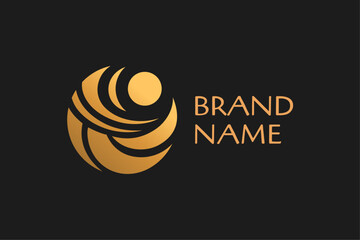 Logo for agricultural company, vector illustration