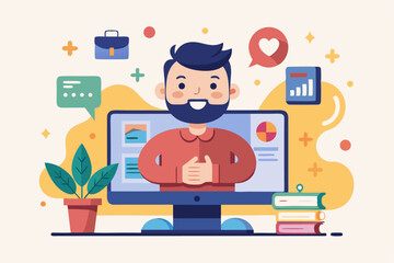 Underground Cable Repair by Utility Workers – Isometric Illustration