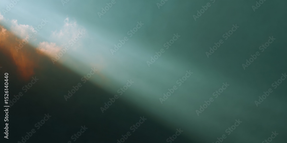 Aufkleber Cyan Minimalist Background with Subtle Gradient Texture for Clean Website Design and Professional Presentations Emphasizing Clarity and Focus