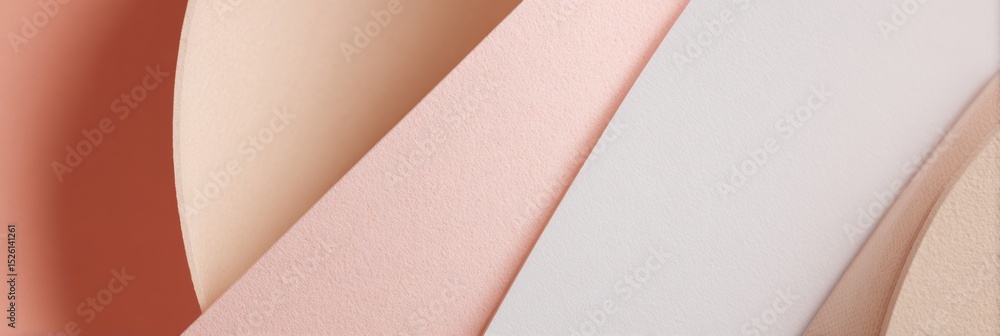 Aufkleber close-up of bubble sheet mounted on foam board with sharp edges and visible thickness for profession