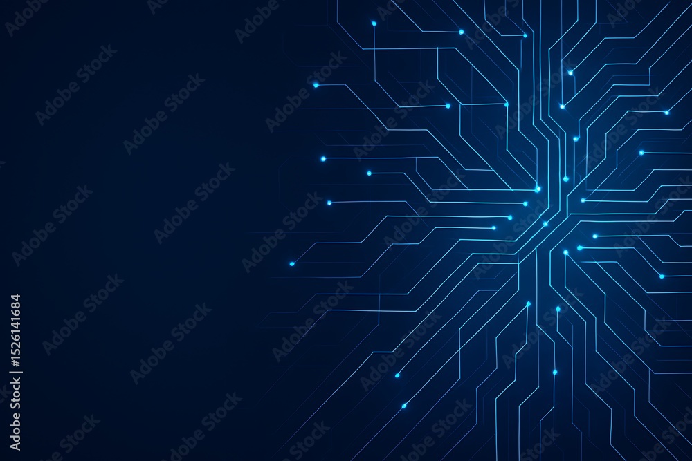 Poster abstract technology background circuit board motherboard digital ai artificial intelligence design s