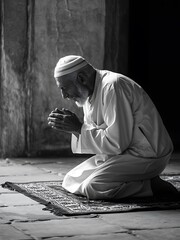 Fototapeta premium Muslim man praying