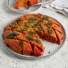 Dhokla Kichererbsenkuchen