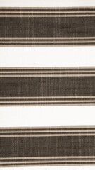 Textile Fabric Horizontal Striped Pattern Close Up Beige Black Color Background