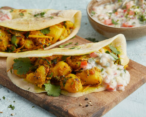 Dosa Pfannkuchen Kartoffeln