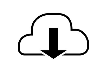Obraz premium cloud,download,icon