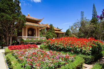 Truc Lam pagoda,Dalat,Vietnam,Southeast-Asia,Asia