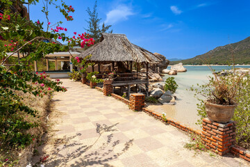 Rocky coast at Hang Rai,Nui Chua-National Park,Vinh Hy,Ninh Thuan province,Vietnam,Asia