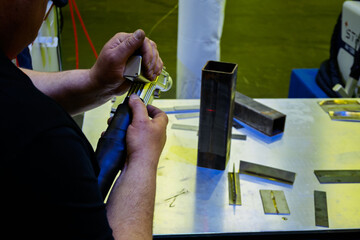 High-Precision Laser Welding Demonstration Industrial Metal Fabrication