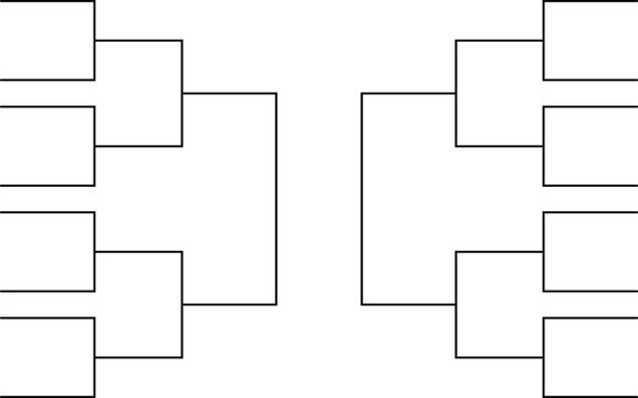 Double Elimination Tournament Bracket Template 16 Teams