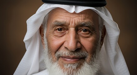 Portrait of a Dignified Emirati Senior