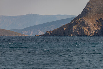 Prvic Island, Adriatic Sea. View from Baska, Krk Island, Croatia