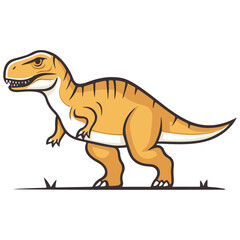 Obraz premium tyrannosaurus, ancient animal, vector, transparent background, creature, animal, icon, dinosaur, wildlife, nature, isolated, jurassic, extinct, dino, prehistoric