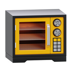 Obraz premium Miniature Oven Model for Display