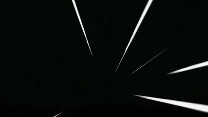 Dynamic white light streaks racing across dark background, generating powerful sense of speed and motion in sleek, futuristic animated graphic design - Powered by Adobe