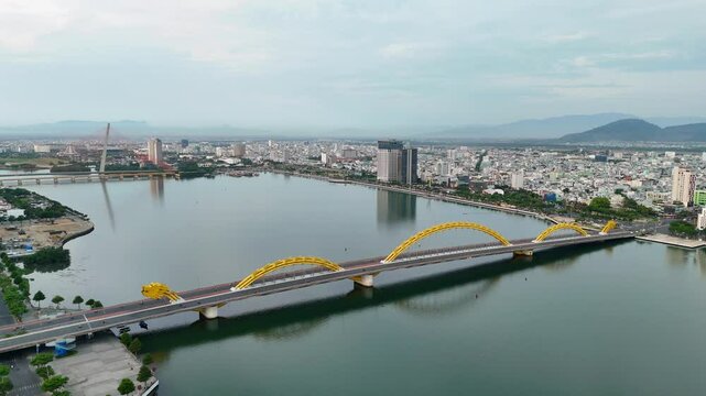 Flycam Dragon Bridge | Danang city - Vietnam