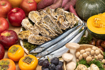 秋の味覚 秋のイメージ 季節の食材 旬の食材