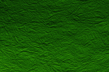 濃い緑色の和紙　しわ