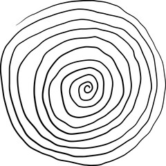 Scribble Circle Hand Drawn Texture