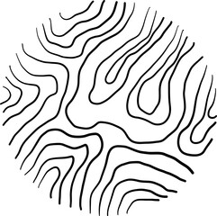 Scribble Circle Hand Drawn Texture