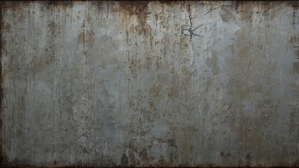 Grunge weathered, scratched gray metal texture background wallpaper. Rough Backdrop, abstract, tattered, worn out material, distressed, detailed composition

