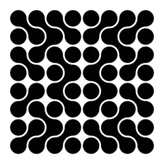 Abstract geometric shapes. Blob pattern. Vector illustration.