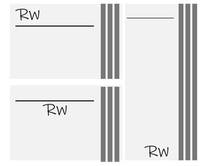 vector illustration of a white paper