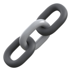 Obraz premium Link 3d icon