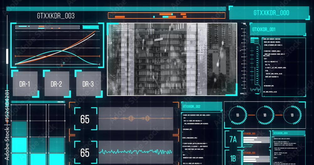 Poster image of data processing over computer servers