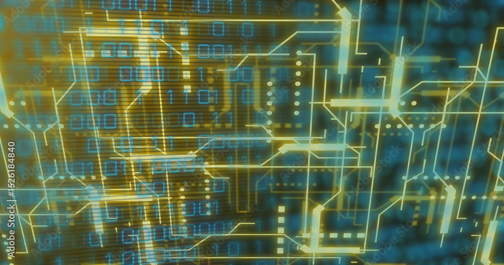 Poster image of data processing over network of connections