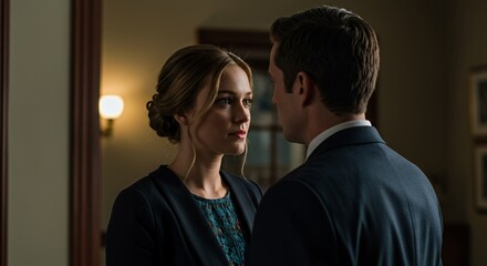 Intense Gaze: A Moment of Suspense