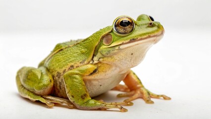 Fototapeta premium Frog on studio background