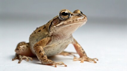 Frog on studio background