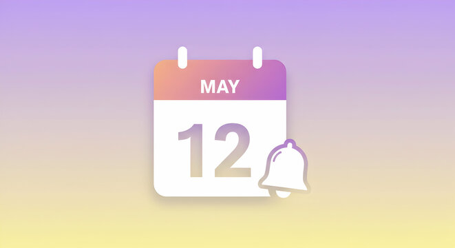 May 12 Reminder Calendar Notification