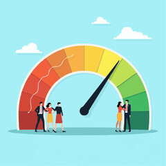 happy family on the beach