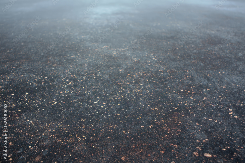 Poster textured surface with foggy appearance, featuring scattered specks and subtle gradient from dark to 
