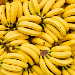 bananas on market