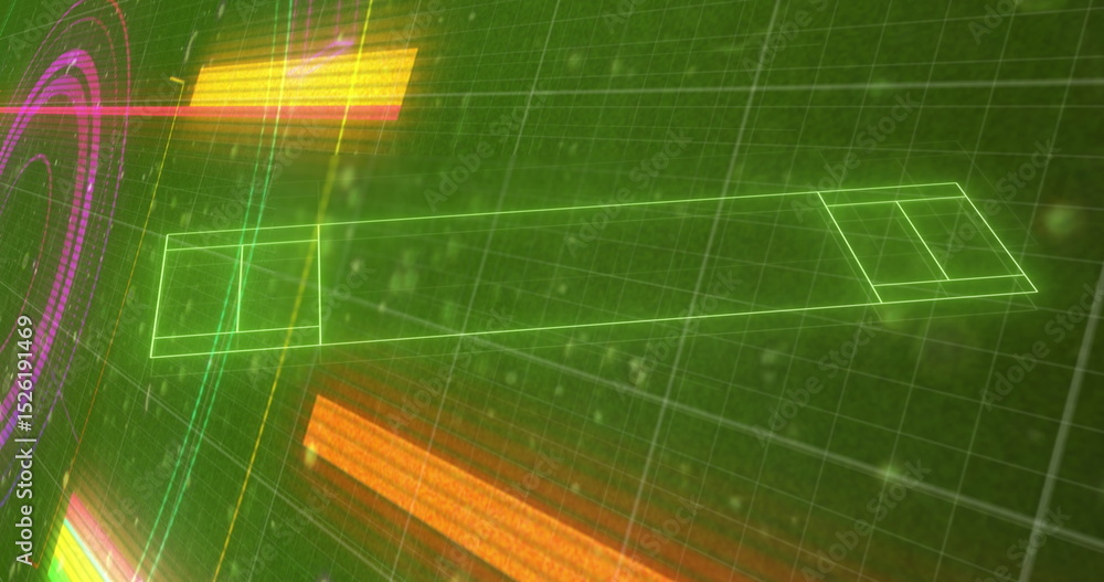 Poster image of network of connections over data processing grid