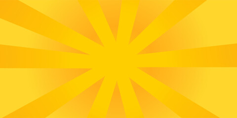 orange yellow sun ray light for summer background, sunburst abstract background, sun rays background for promotion banner, poster, greeting card, social media