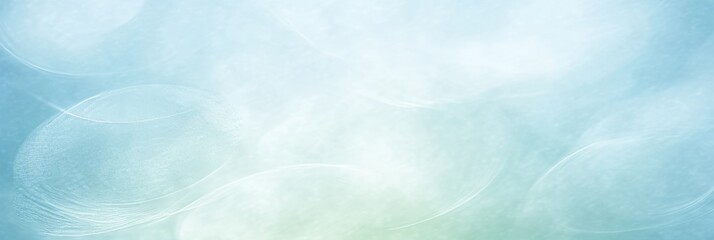 Obraz premium Tranquil Pastel Blue Watercolor Blend on Textured Ground with Serene Sky in Hushed Undertones