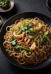 stir fried noodles with vegetables