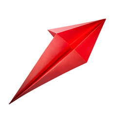 Red Paper Airplane Origami