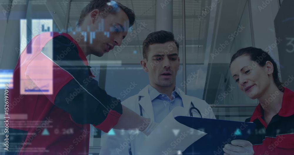 Poster image of statistics and data processing over diverse doctors