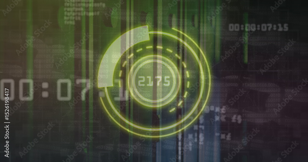 Poster image of scope scanning with data processing over server room